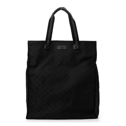 Gucci Nylon Monogram Vertical Tote Black 1 of 11