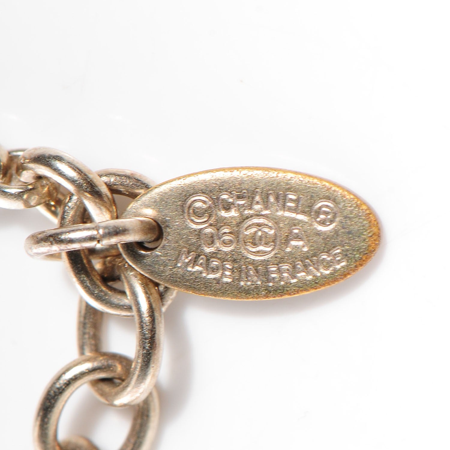 Chanel Resin CC Necklace Black 4 of 5