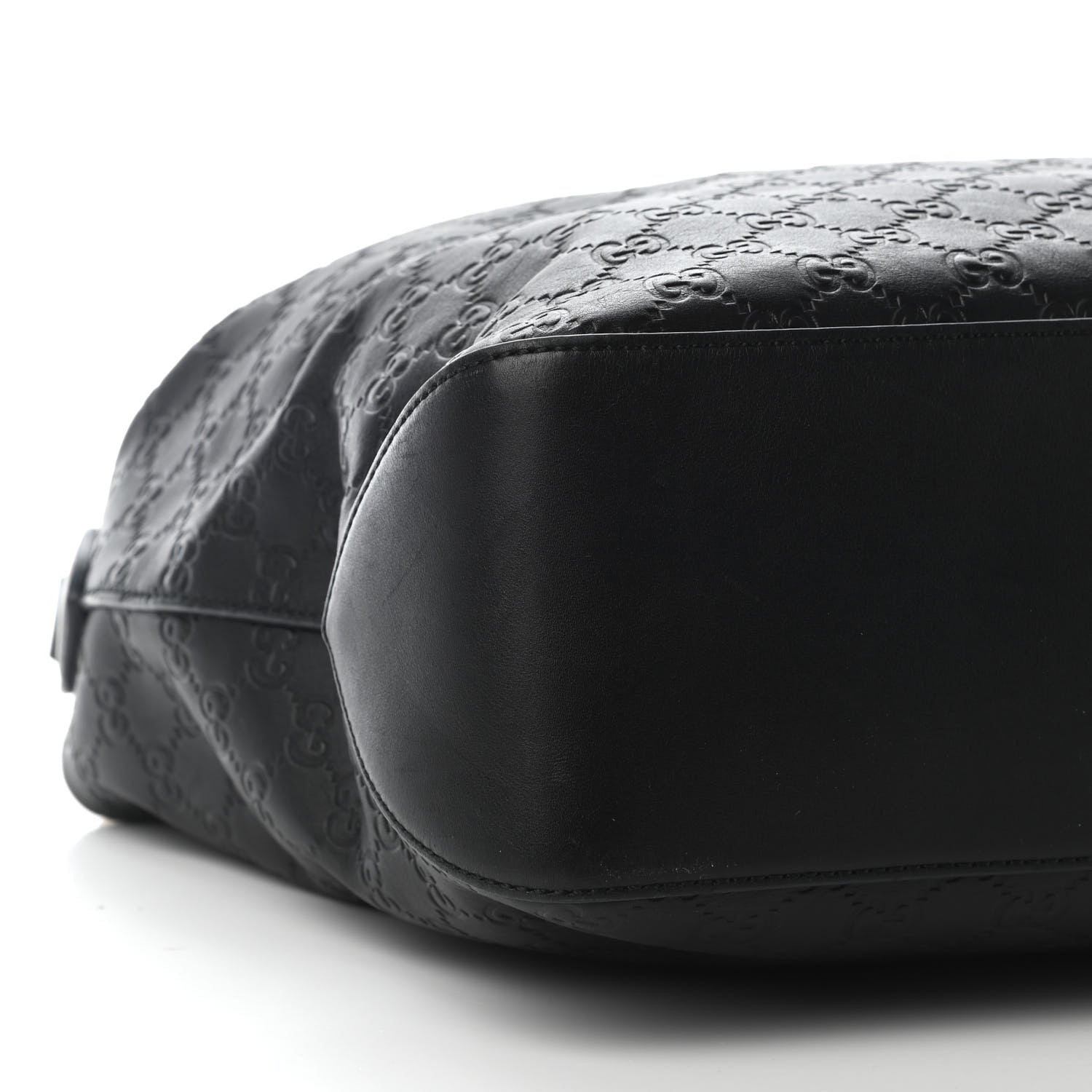 Gucci Guccissima Signature Large Linea A Hobo Black 8 of 9