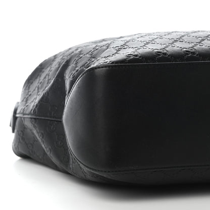 Gucci Guccissima Signature Large Linea A Hobo Black 8 of 9