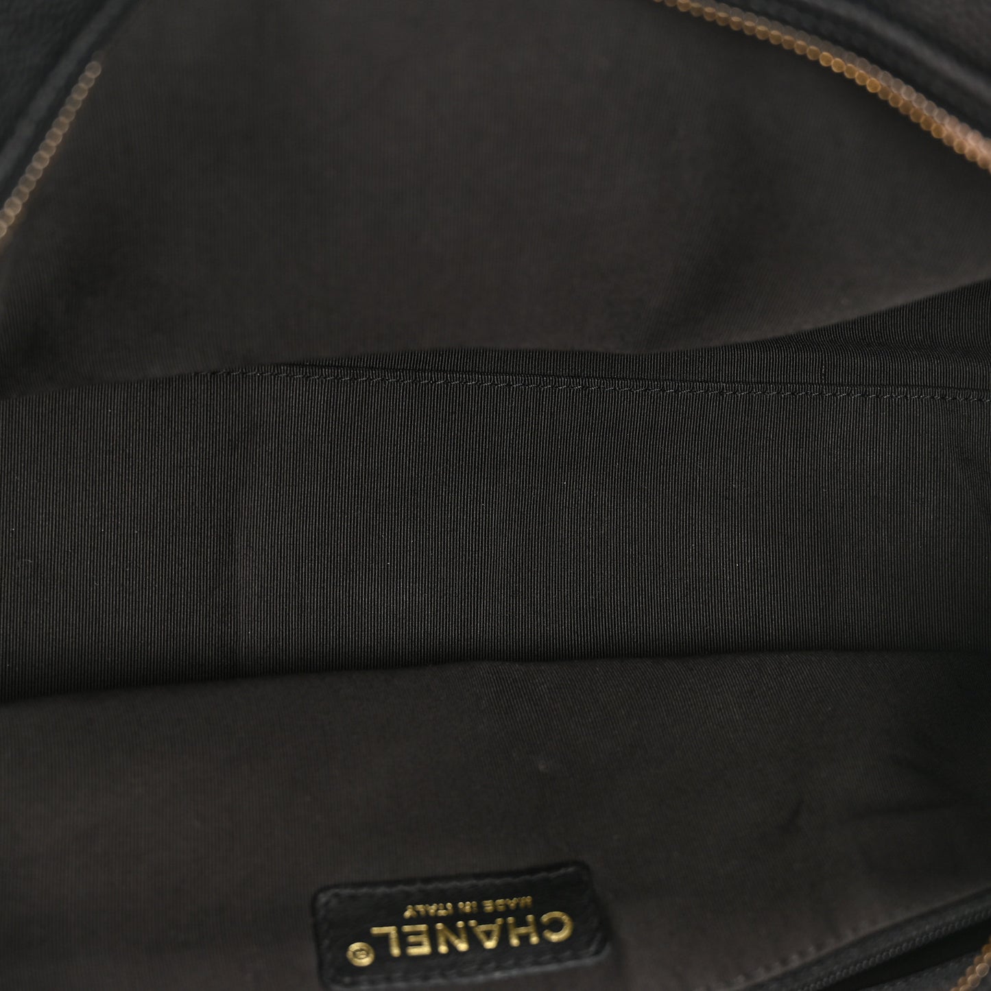 Caviar Quilted Large Bowler Black