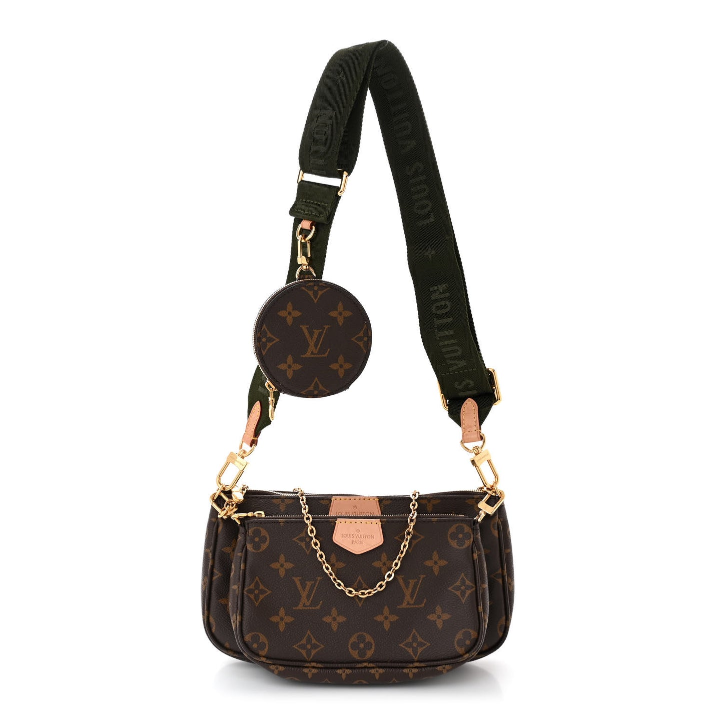 Monogram Multi Pochette Accessories Kaki