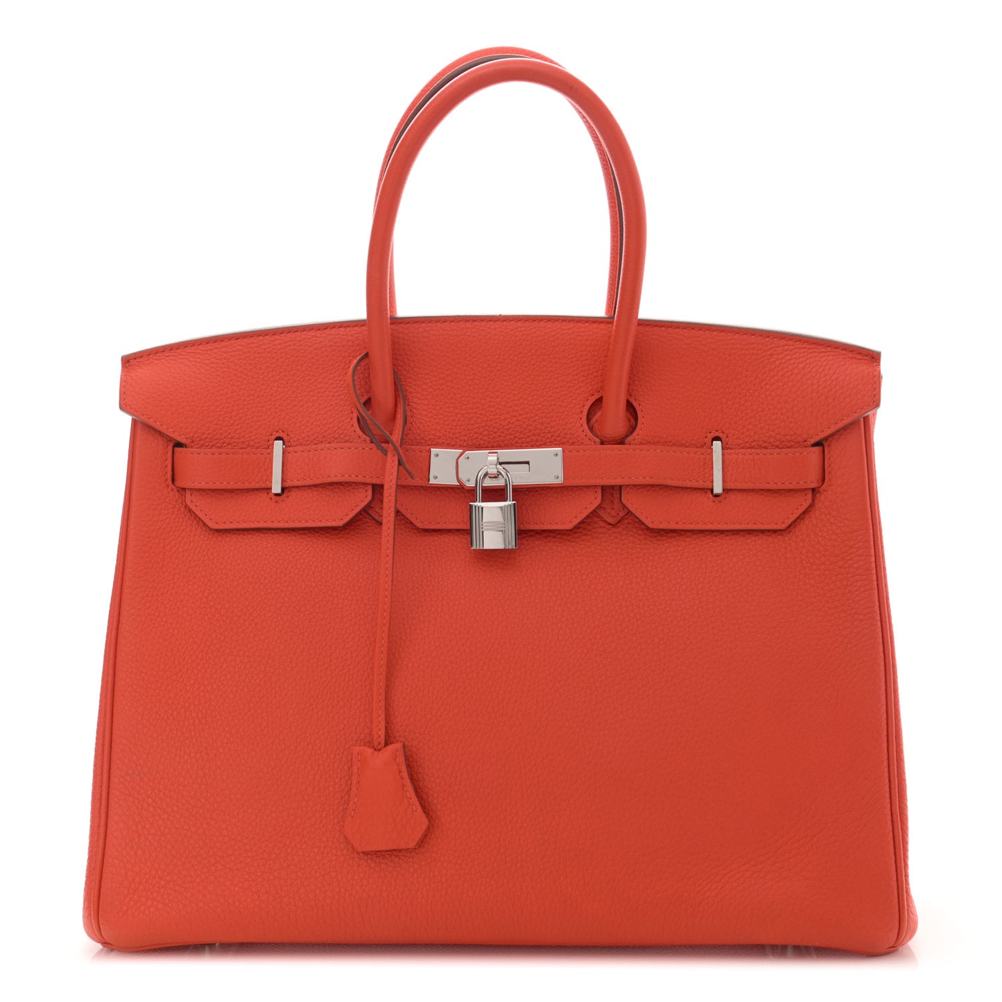 Togo Birkin 35 Rouge Pivoine