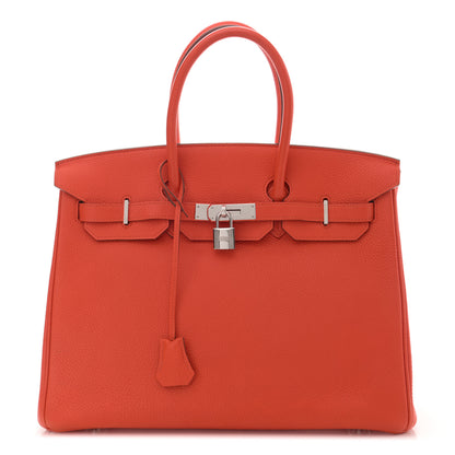 Hermes Togo Birkin 35 Rouge Pivoine 1 of 13