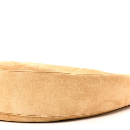 Celine Suede Calfskin Large Lulu Shoulder Bag Beige 10 of 11