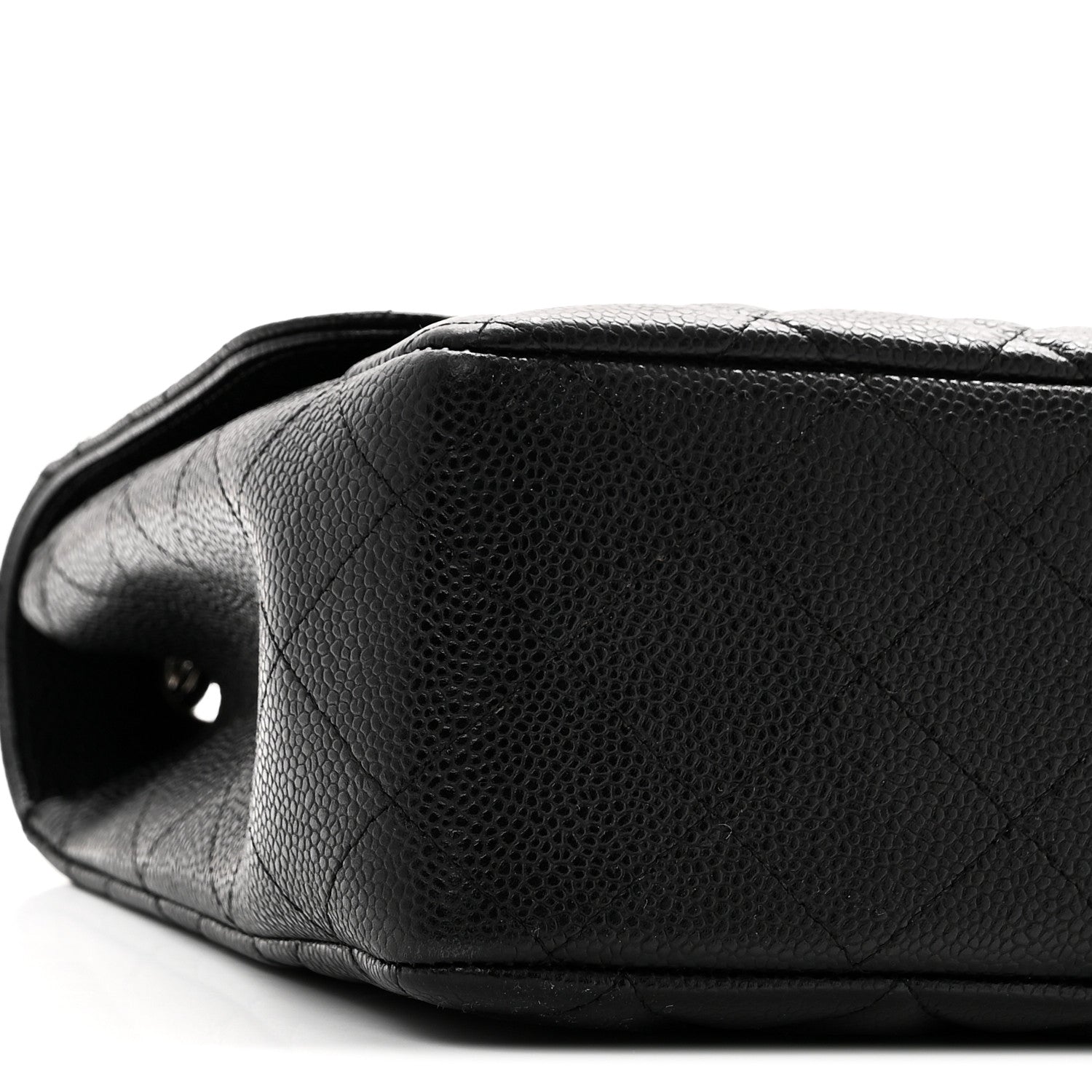 Chanel Caviar Quilted Jumbo Single Flap Black 9 of 10