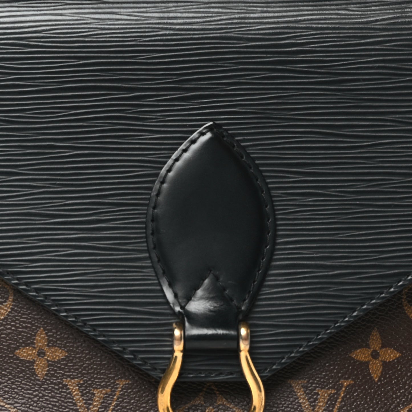 Epi Monogram Saint Michel Black