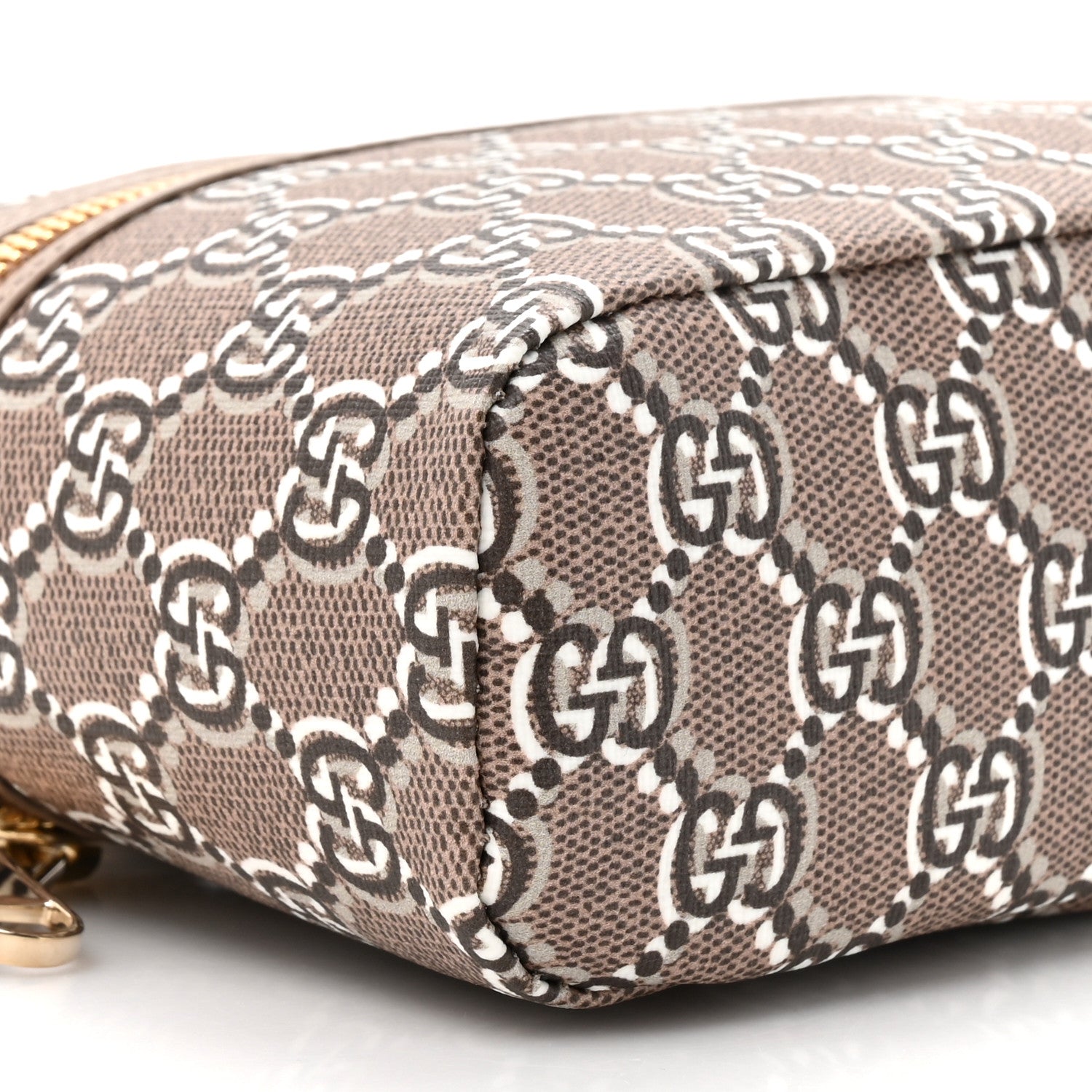 Gucci GG Shadow Supreme Canvas Mini Crossbody Bag Taupe 10 of 10