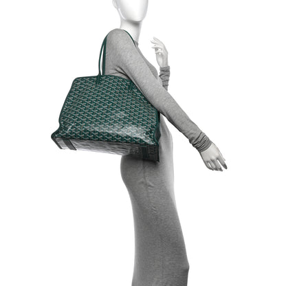 Goyard Goyardine Sac Hardy Pet Carrier PM Green 2 of 11