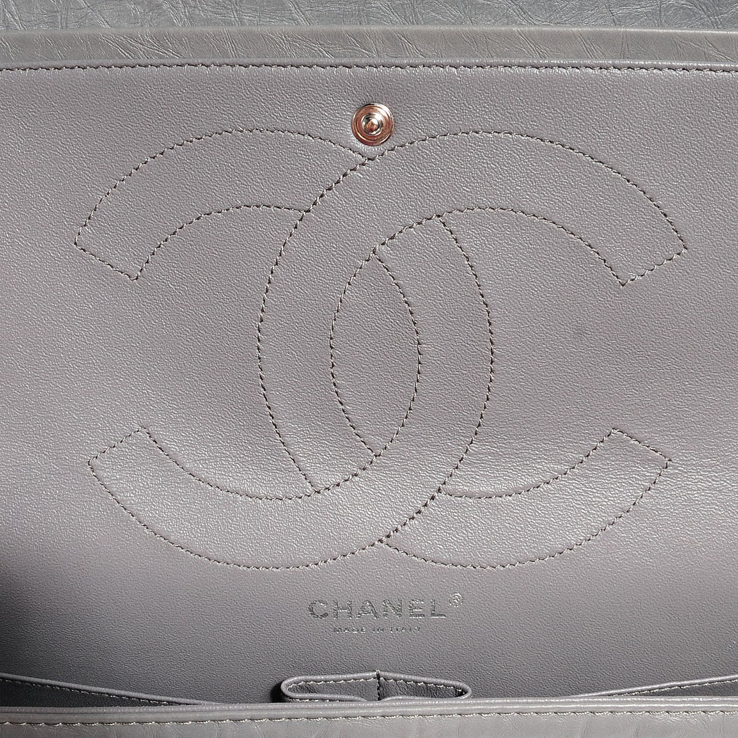 Aged Calfskin 2.55 Reissue 227 Flap Grey