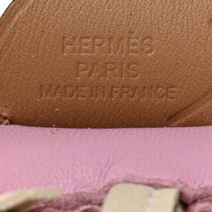 Hermes Milo Lambskin Grigri Rodeo Pegase Horse Bag Charm PM Mauve Sylvestre Craie Chai 3 of 5