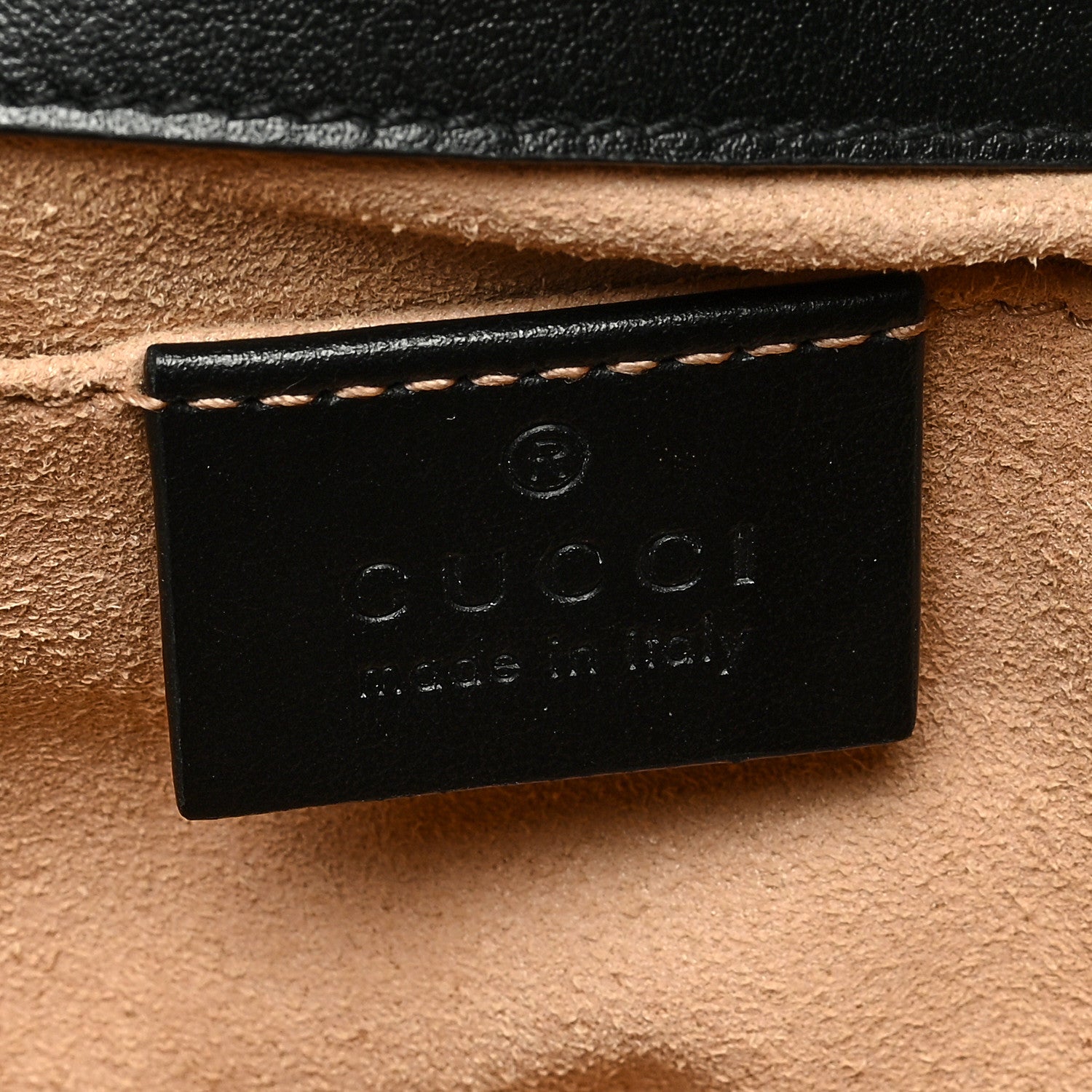 Gucci Calfskin Matelasse Mini GG Marmont Shoulder Bag Black 6 of 11