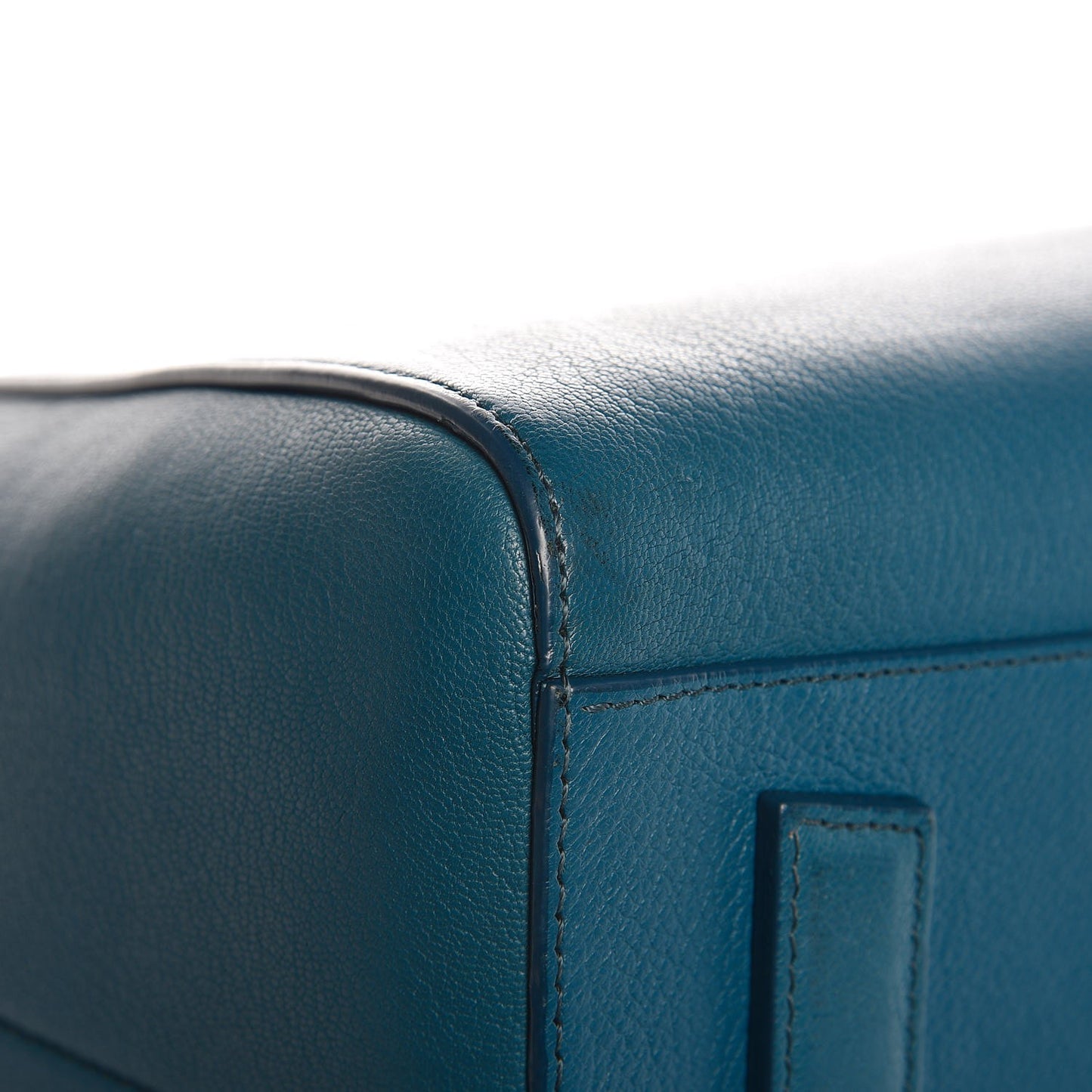 Sugar Goatskin Medium Antigona Petrol Blue