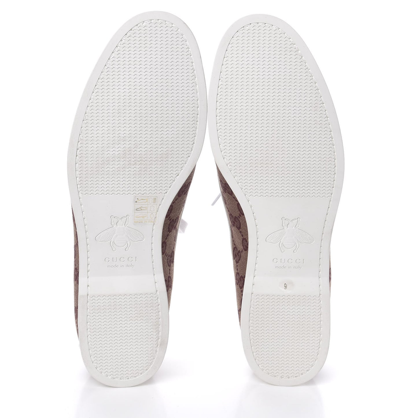 Monogram Mens Boat Shoes 9 Sahara Rubino White