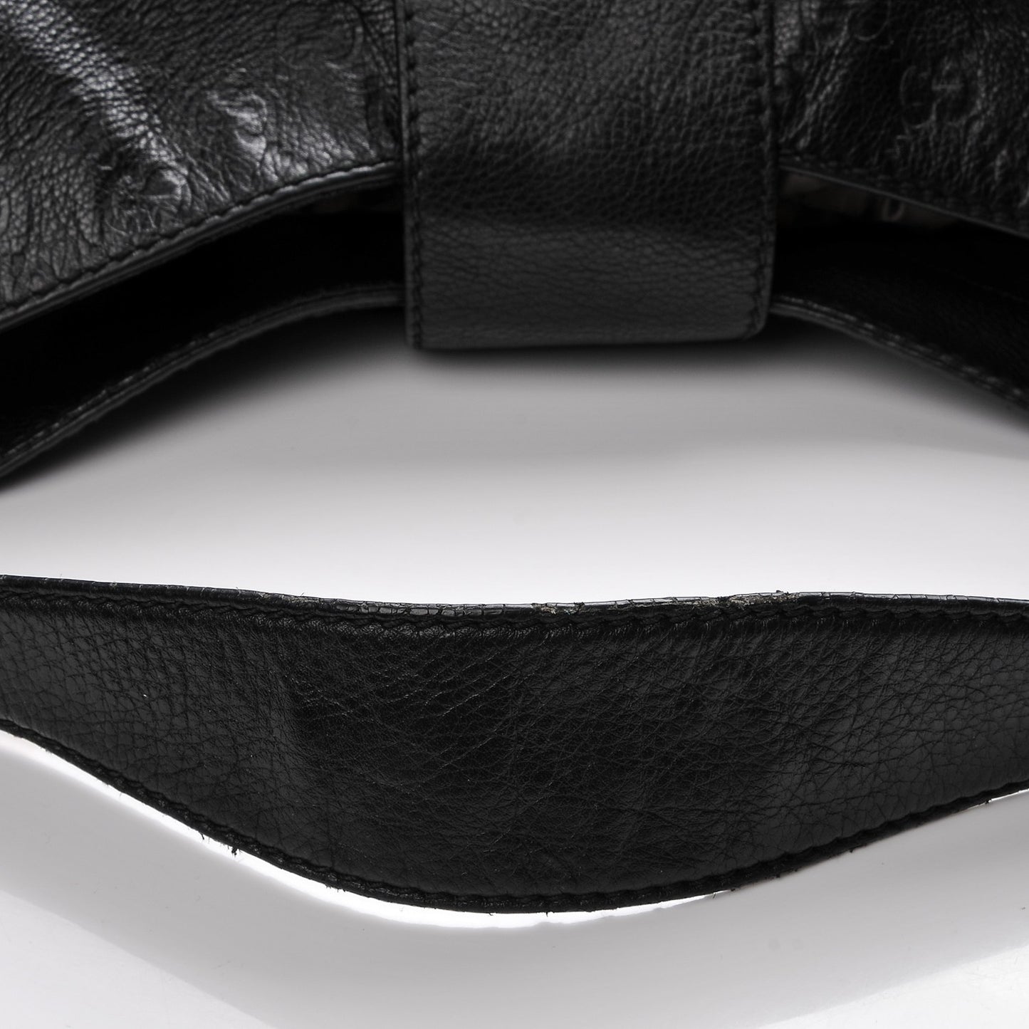Guccissima Large New Ladies Web Hobo Black