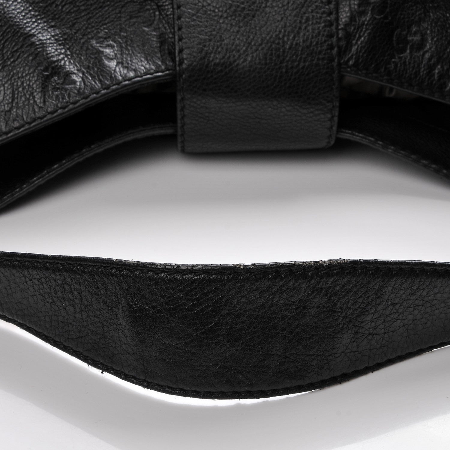 Gucci Guccissima Large New Ladies Web Hobo Black 8 of 8