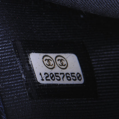 Chanel Lambskin Timeless Reissue Wallet Metallic Blue 6 of 6