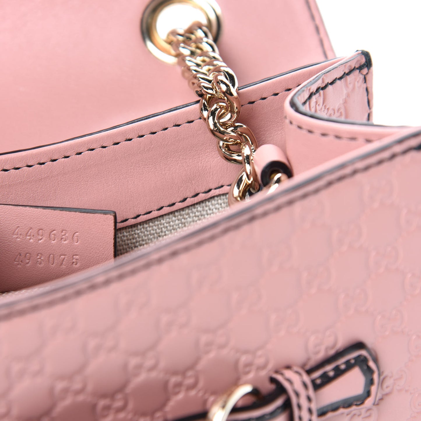 Microguccissima Mini Emily Shoulder Bag Soft Pink