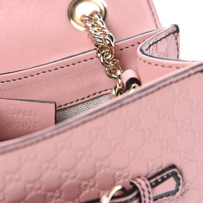 Gucci Microguccissima Mini Emily Shoulder Bag Soft Pink 9 of 10