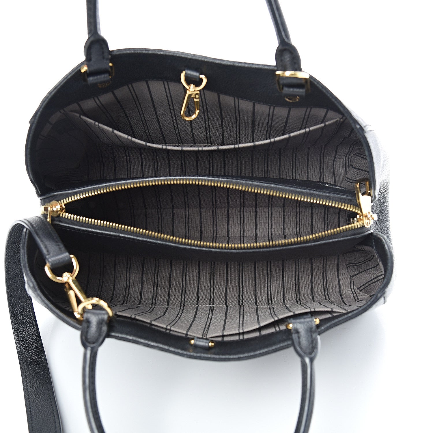 Louis Vuitton Empreinte Montaigne MM Black 3 of 13