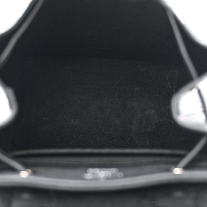 Louis Vuitton Calfskin Flower Lockme Mini Backpack Black Multicolor 5 of 12