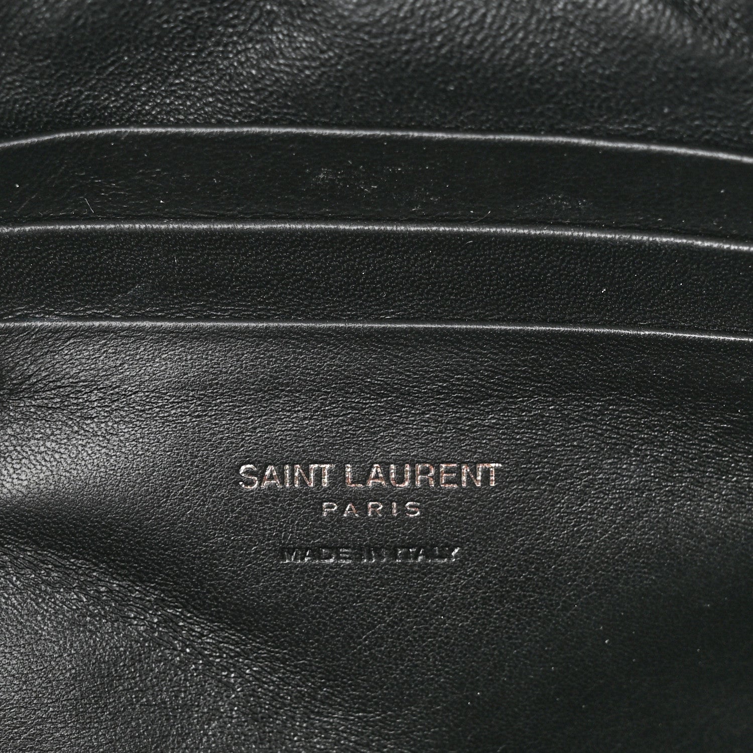 Saint Laurent Grain De Poudre Matelasse Monochrome Monogram Mini Lou Camera Bag Black 6 of 12