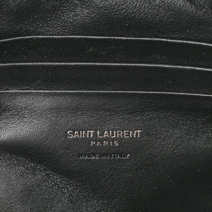 Saint Laurent Grain De Poudre Matelasse Monochrome Monogram Mini Lou Camera Bag Black 6 of 12