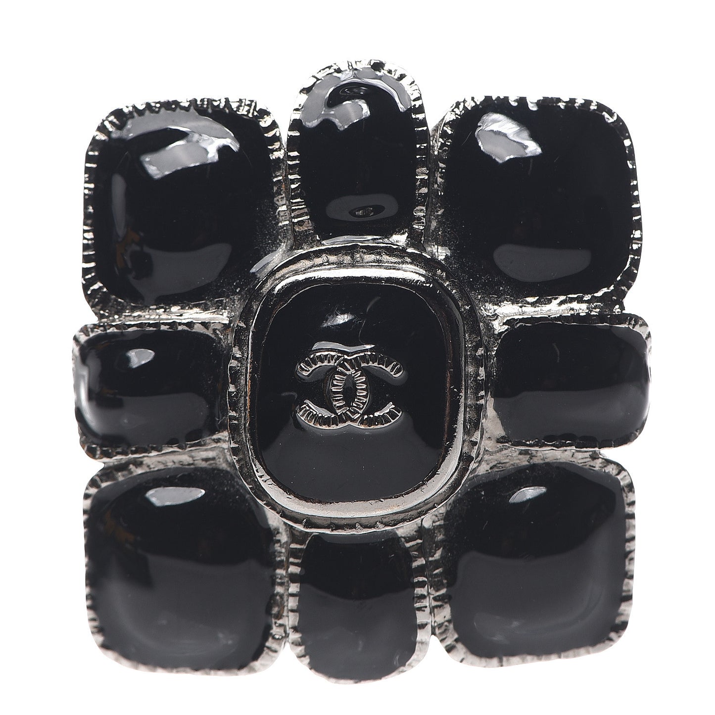 Gripoixl CC Brooch Black
