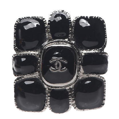 Chanel Gripoixl CC Brooch Black 1 of 3