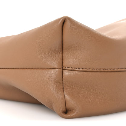 Loewe Mellow Nappa Donut Medium Chain Flamenco Knot Clutch Mocha 9 of 10