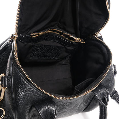 Alexander Wang Pebbled Leather Rockie Black w Pale Gold Hardware 5 of 7