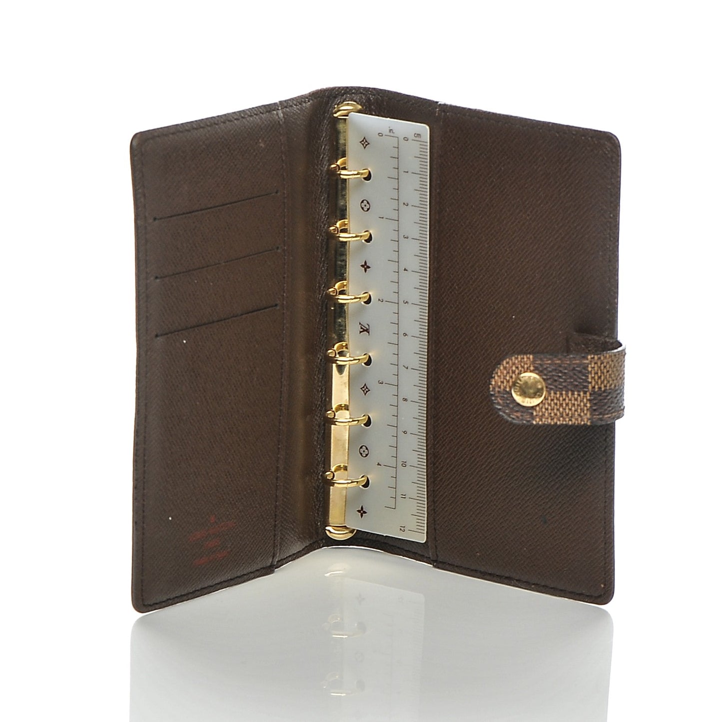 Damier Ebene Small Ring Agenda Cover