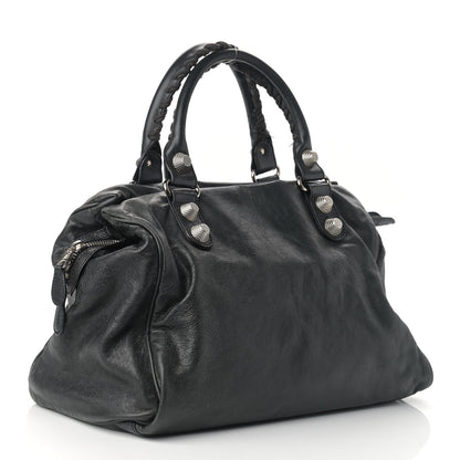 Balenciaga Agneau Giant 21 Silver Hardware Mid Day Black 3 of 13
