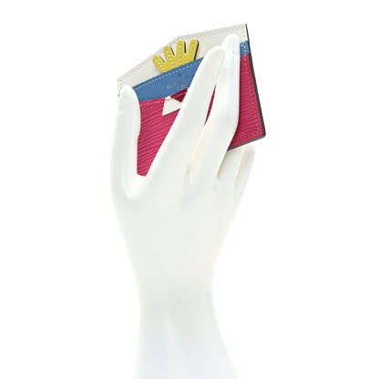 Louis Vuitton Epi Tribal Mask Card Holder Pivoine 2 of 7