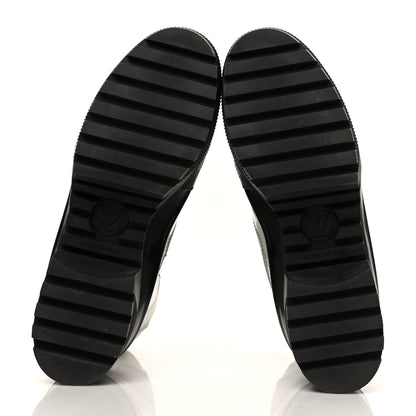 Louis Vuitton Patent Calfskin Spaceship Laureate Platform Desert Boots 37.5 Silver 5 of 10