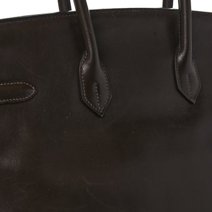 Hermes Box Bi-Color Birkin 35 Raisin Cyclamen 18 of 21