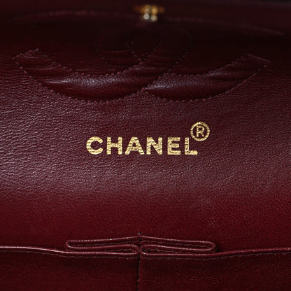 Chanel Lambskin Quilted Medium Double Flap Black 6 of 10