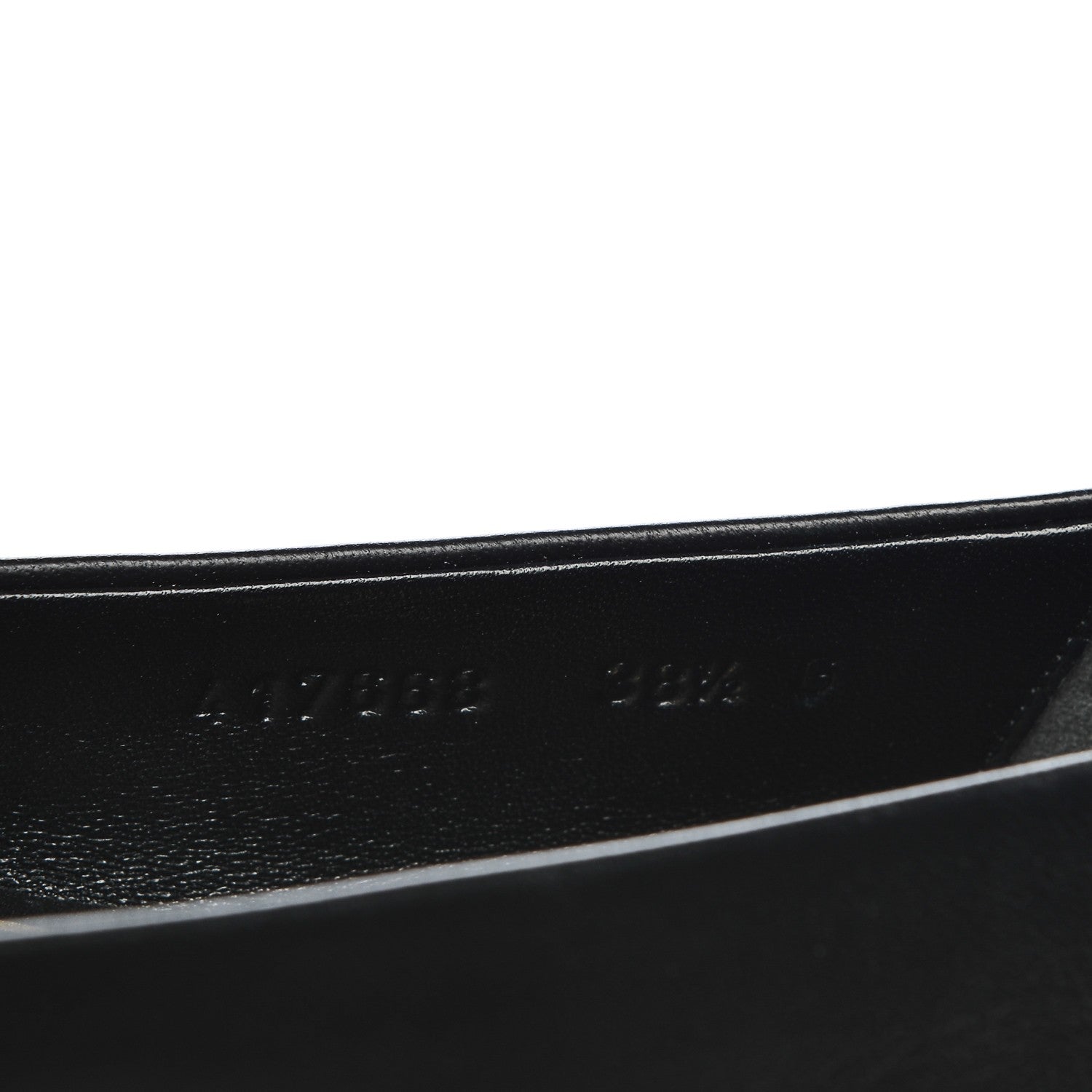 Gucci Calfskin Bayadere Ballerina Flat 38.5 Nero Black 8 of 9