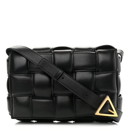 Bottega Veneta Nappa Maxi Intreccio Padded Cassette Crossbody Bag Black 1 of 10