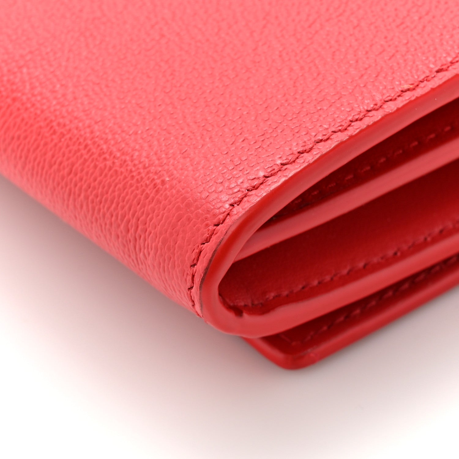 Burberry Calfskin Logo Hazelmere Wallet With Detachable Strap Red 11 of 12