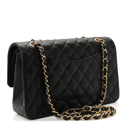 Chanel Caviar Quilted Medium Double Flap Black 3 of 11