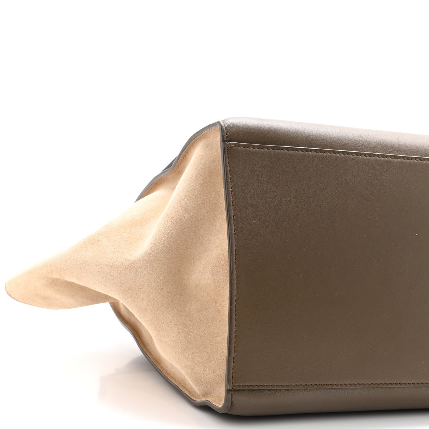 Celine Smooth Calfskin Suede Medium Tri-Color Trapeze 8 of 11