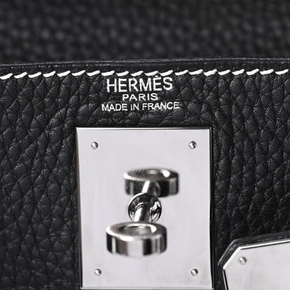 Hermes Taurillon Clemence Kelly Retourne 28 Black 7 of 27