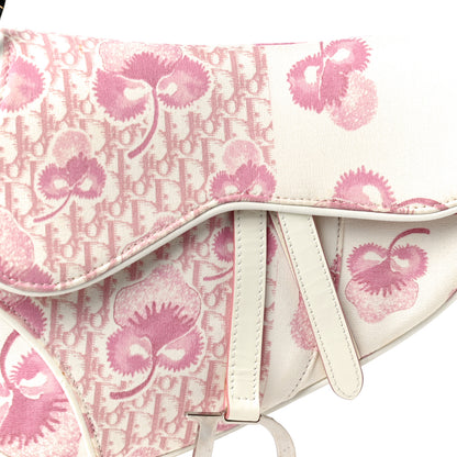 Christian Dior Monogram Floral Saddle Bag Pink 8 of 18