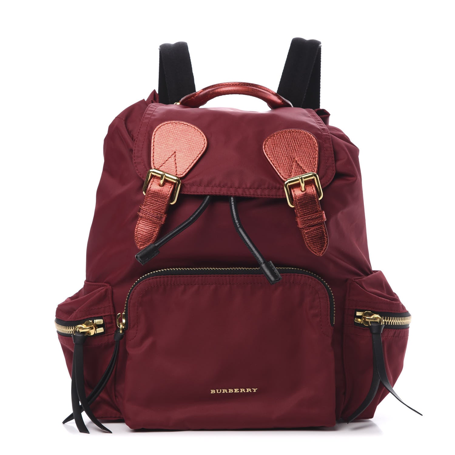 Burberry Nylon Medium Rucksack Backpack Crimson Red 1 of 9