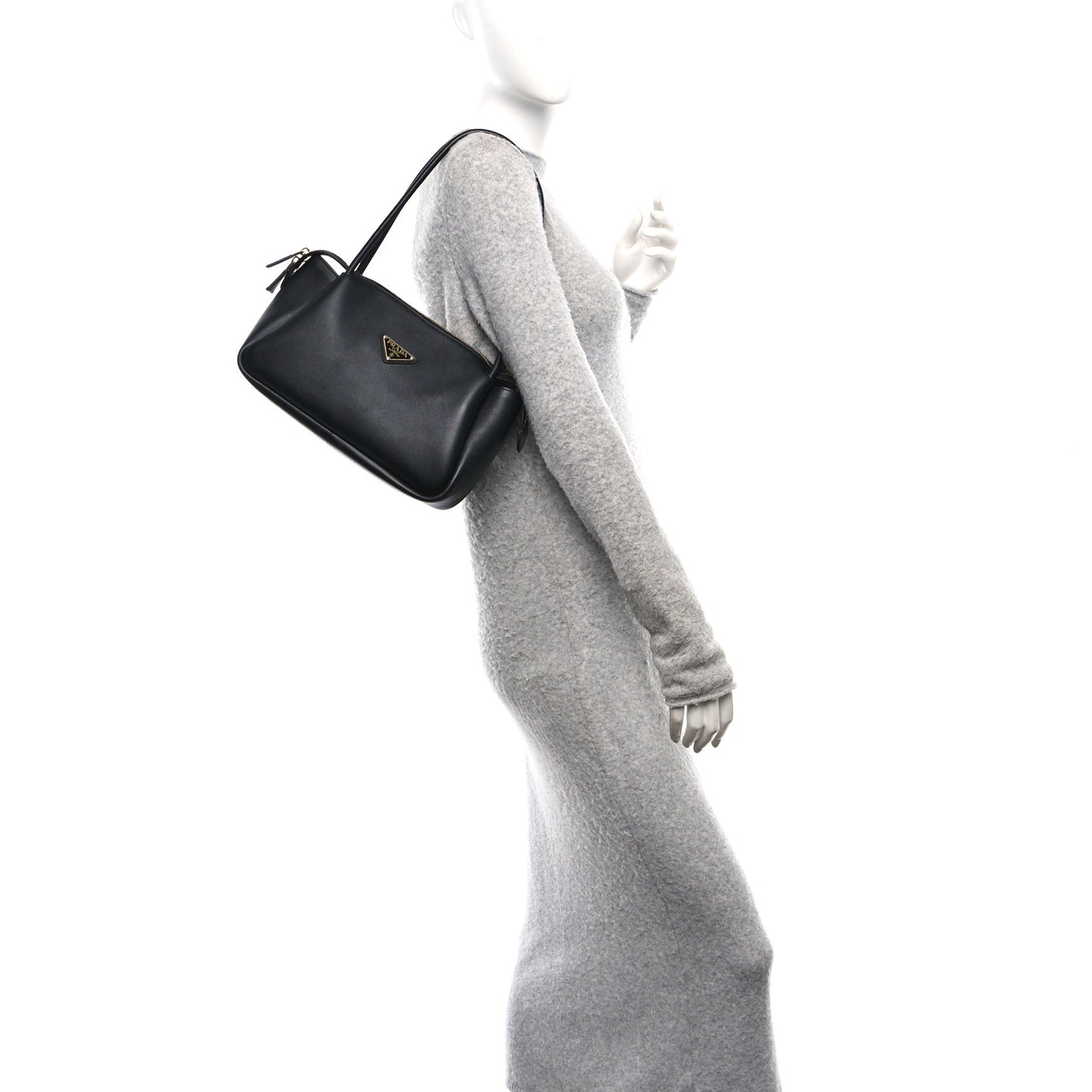 Soft Calfskin Medium Darling Shoulder Bag Black