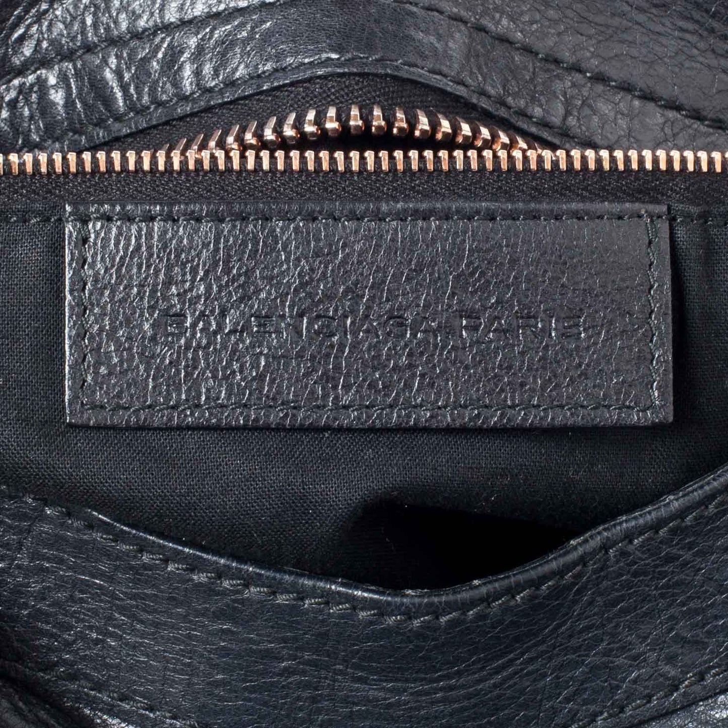 Agneau Giant 21 Rose Gold Hardware Velo Black