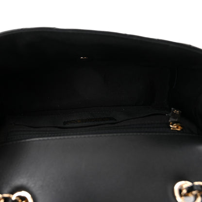 Chanel Calfskin Chevron Quilted Mini Statement Flap Black 5 of 11