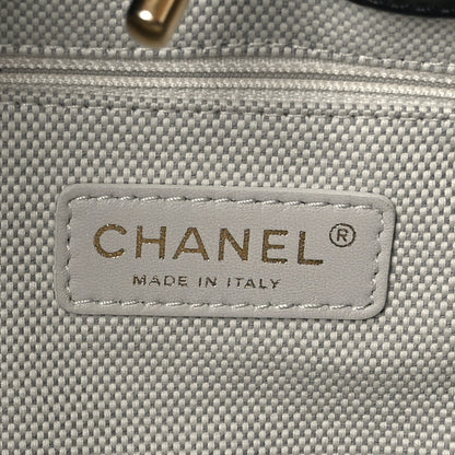Chanel Calfskin Stitched Large Retro Chain Tote Black 7 of 12