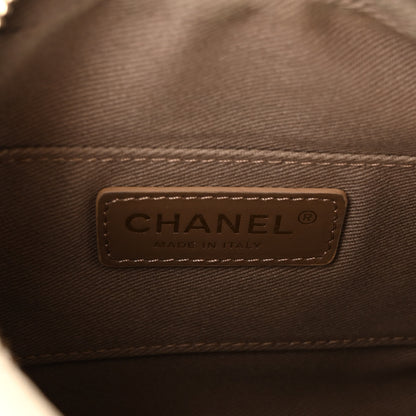 Chanel Goatskin Quilted Small Casual Trip Camera Case White 6 of 10